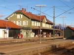 Der Bahnhof St.Georgen (Schwarzw) am 29.12.07  ...