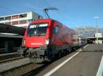 OeBB, BR1016 Taurus am 30.11.00 in Buchs/SG  ...