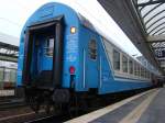 Zg2 und der Schlafwagen des D1249. Hier der Kurswagen nach ...