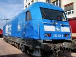 253 015-8 in Erfurt, Sommer 2005 anl��lich Fahrzeugausstellung Jubil�um Bahnwerk ...