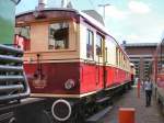 WUMAG-Triebwagen von 1926 in Erfurt anl�lich der Fahrzeugausstellung 2005  ...