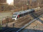 Der Abellio Lint41 pendelt als RB46 im Halbstundentakt zwischen den ... Der Abellio Lint41 pendelt als RB46 im Halbstundentakt zwischen den ...