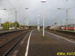 Wanne-Eickel Hbf, rechts die Abstellgruppe. 21.10.2007.  ...
