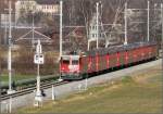 RE Scuol-Tarasp nach Disentis/Mustér zwischen Igis und Zizers. Zuglok ist ... RE Scuol-Tarasp nach Disentis/Mustér zwischen Igis und Zizers. Zuglok ist ...
