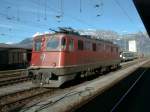 SBB Ae6/6 am 30.11.00 in Buchs/SG  ...