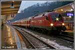 1016 049 mit Schlierengarnitur als Verst�rker von Villach nach Wien ...