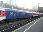 Gep�ck- und Fahrradwagen im CityNightLine 312 Donau-Kurier von Wien Westbahnhof ...