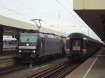 Die MRCE 185 573-3, vermietet an die H�fen und G�terverkehr ...