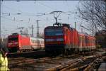 Positionswechsel nach Ehrenfeld: 101 039 bringt den InterCity 2156, von ...