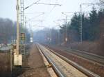 Einen Streckenausschnitt der Rheintalbahn ...  Stefan B. 18.01.2008