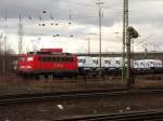 BR 140 677 mit GZ am 17.01.2007 bei Weil am ...