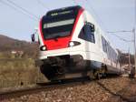 RABe 521 als S3 nach Laufen bei Sissach am 08.01.2007 ...