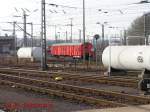 Hier steht der Hilfszug, wenn er nicht gebraucht wird. BW-Saarbr�cken, ...