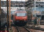 Re 460 052-4 beu Rangierarbeiten am 25.07.1997 in Basel SBB ...