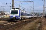 Nur selten sind die Triebwagen der BR 4020 in Wels ...