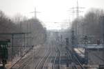 Die ICE-Trasse M�nchen-Augsburg bei Lochhausen (27.01.08)  ...