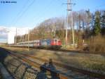 Re 421 376-5 f�hrt ...  Silvio Jenny 02.02.2008