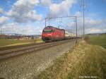 Die Re 460 018-5 ...  Silvio Jenny 02.02.2008