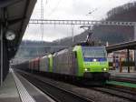 Re 485 004 und ...  Lukas Buchmeier 02.02.2008