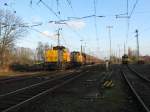 Eine Doppeltraktion 6400er ist am 06.01.2008 mit einem Kohle zug ... Eine Doppeltraktion 6400er ist am 06.01.2008 mit einem Kohle zug ...