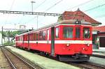Bt 704 (mit BDe 4/4 606) in Le Noirmont (18. ...