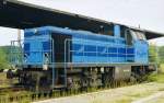 MAK G 1204 der Rurtalbahn in D�ren am 21.08.2005 ...