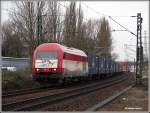 EVB 420.13 mit einem Containerg�terzug auf dem Weg in Richtung ...