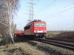 155 142-3 erreicht in k�rze den Gbf Gelsenkirchen Bismarck. 7.2.08 ...