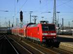 BR 146 001-3 mit RE 1 Aachen-Hamm in Dortmund Hbf.(08.02.20089) ...