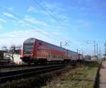 RegionalBahn aus Nordhausen nach Eilenburg �ber Halle (S) Hbf, hier ...