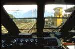 Im F�hrerstand eines FS Triebzuges Baureihe ALe 883 in ...
