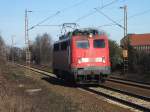 139 313-1 als Lz am 9.2.2008 durch Limmer Richtung Linden ... 139 313-1 als Lz am 9.2.2008 durch Limmer Richtung Linden ...