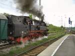 65 1049 bei der Ausfahrt aus Erfurt Hbf Richtung Neudietendorf, ...