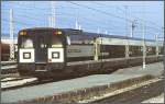 Schlusswagen eines Talgo Pendular in Cordoba. (Archiv 03/83)  ...