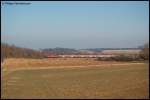 RB 37153 Aalen - Donauw�rth, geschoben von 110 418-1, erreicht ...