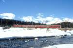 RhB Ersatz-Regionalzug 327 von ...  Manfred M�ldner 13.02.2008