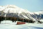 RhB - Regionalzug 332 ...  Manfred M�ldner 14.02.2008