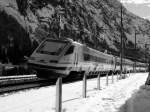 ETR 470 nach Zürich unterhalb Göschenen am 23.01.2008 ... ETR 470 nach Zürich unterhalb Göschenen am 23.01.2008 ...