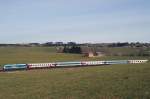 223 067 (Arriva) mit Alx 86212 bei Steig (G�rwangs) [15.01.2008] ...
