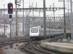 Cisalpino - Einfahrender ETR ...  Hp. Teutschmann 17.02.2008