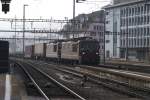 Die beiden Re 425 174 und 189 fahren am 26.1.08 ...