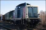 212 001-2 (MaK Bauj.1959, F.-Nr.1000025) Besitzer ist der Verein Freunde ...