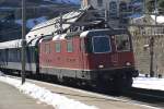 Re 4/4 II 11197 ...  Sandro Gadola 18.02.2008
