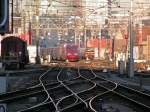 Ein Thalys n�hert sich aus Richtung Bruxelles Nord dem Bahnhof ...