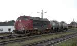 M 28 der Lemvigbanen (ex DSB MY 1152) rangiert mit ...