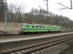 ET40-01 f�hrt am 23.02.2008 durch Bydgoszcz Rynkowo in Richtung Gdańsk. ...