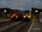 Kempten Allg�u Hauptbahnhof. Zwei ...  J�rg Nietschmann 24.02.2008