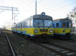 ED72-002 und EN57-727 am ...  Dariusz Tuczkowski 24.02.2008