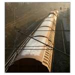 G�terzug am Morgen des 26.02.2008 auf der Remsbahn. (Matthias)  ...