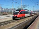 Ein �BB Talent steht in W�rgl. 09.02.08  ...